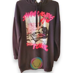 Shawn Mendes 2019 Tour Hoodie H&M Womens S Oversized Longline Tunic Dress